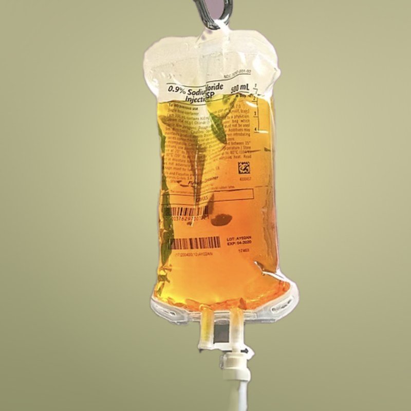 Myers Cocktail IV bag at Ivy Infusion & Wellness